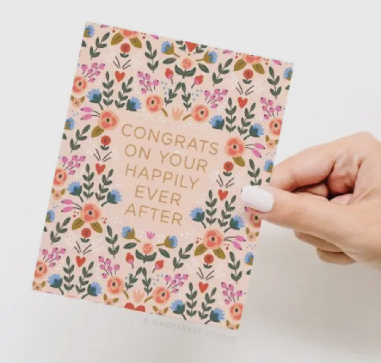 Card: Congrats on your happily ever after