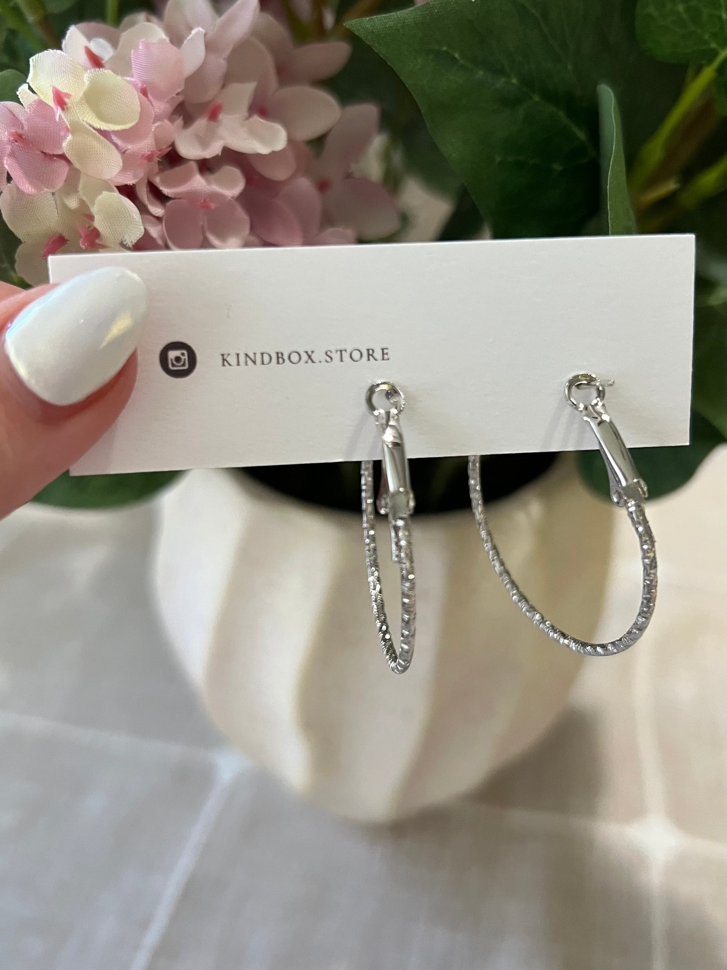 Earrings: Thin Hoops