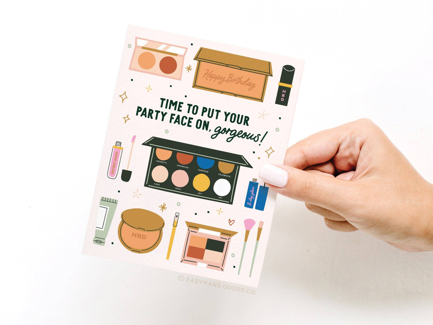 Card: Time to Put Your Party Face On Greeting Card