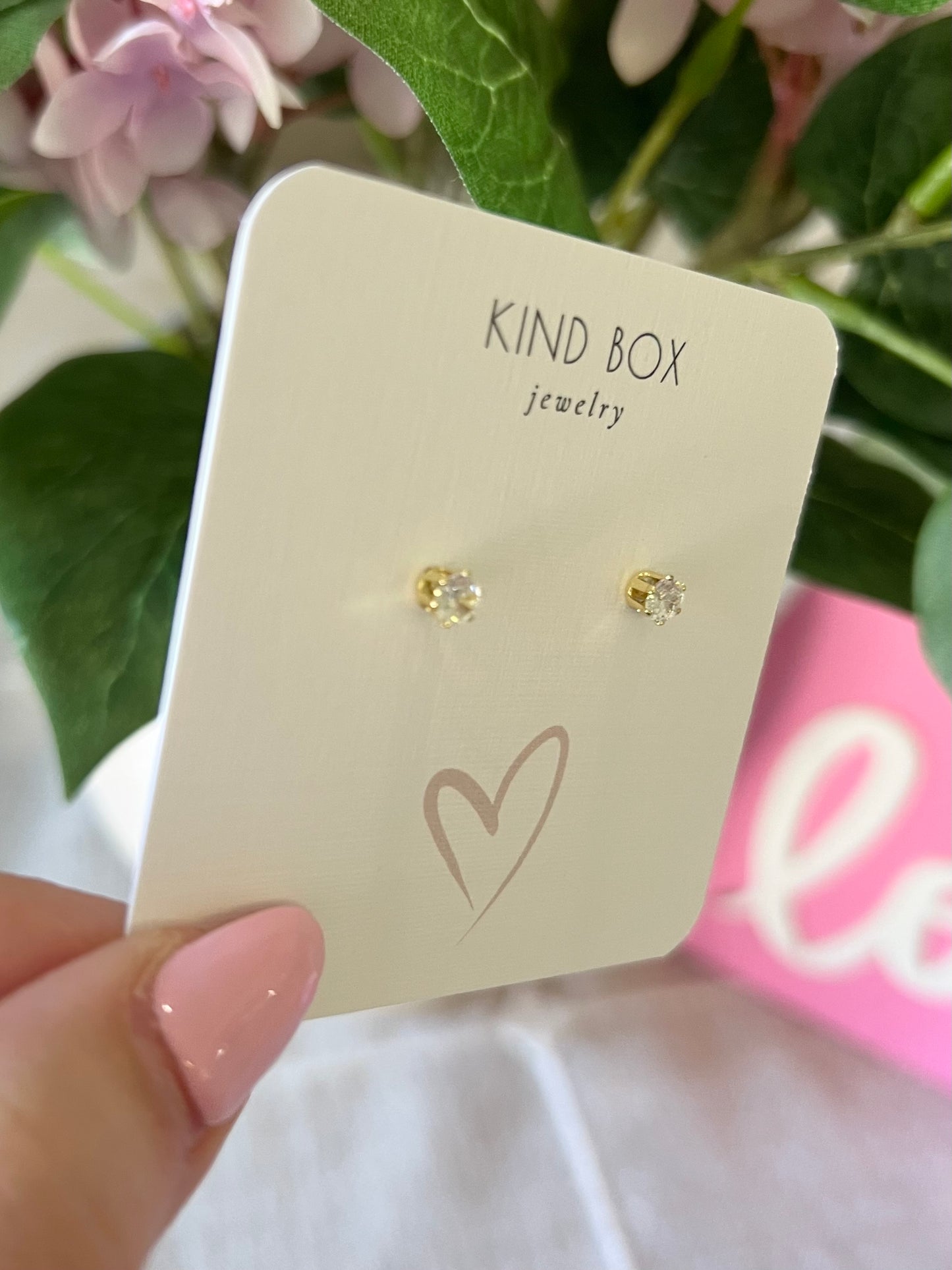 Earrings: 14K Plated Gold Everyday Diamonds