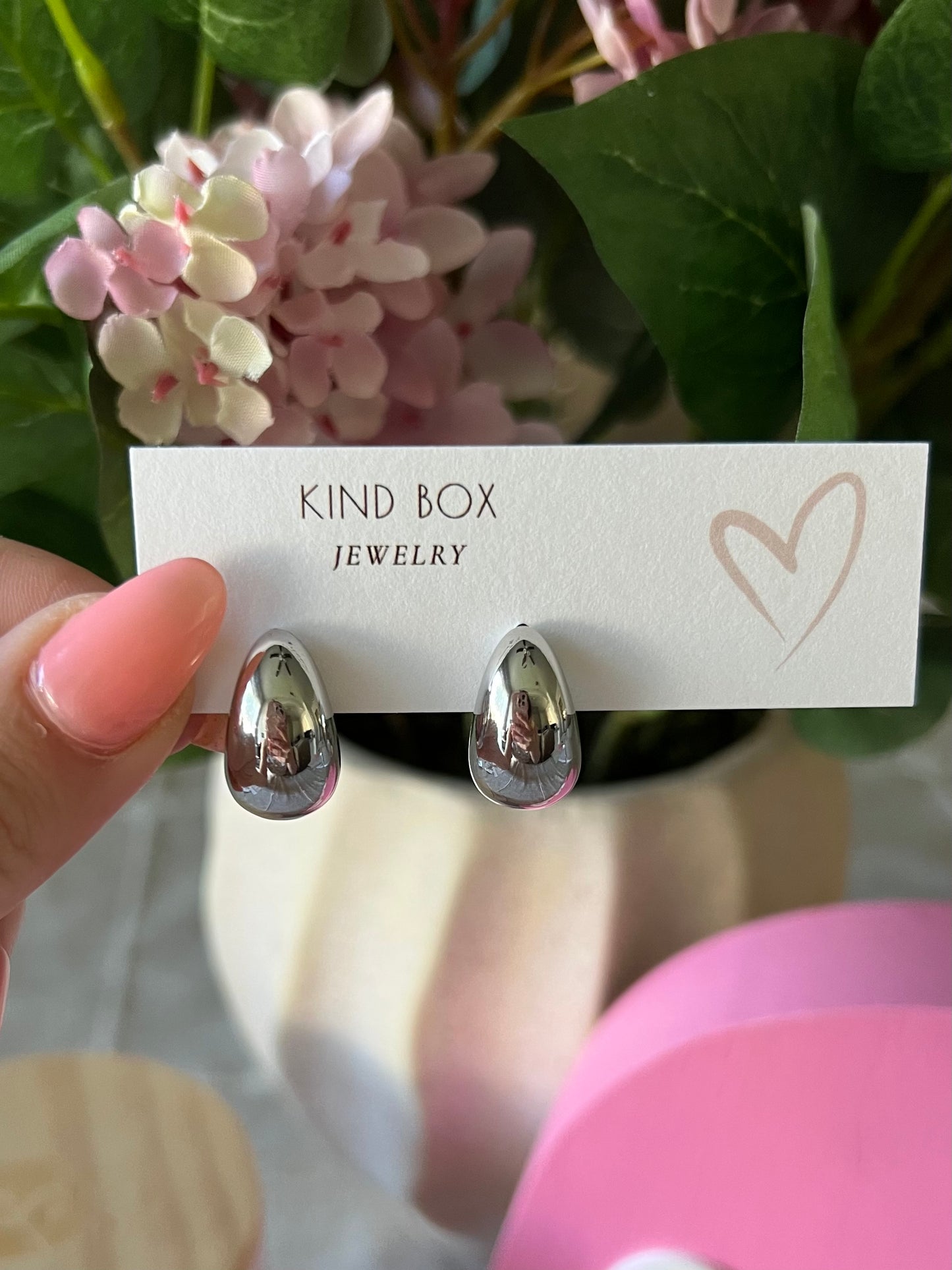 Earrings: Silver Plated Stud Earrings