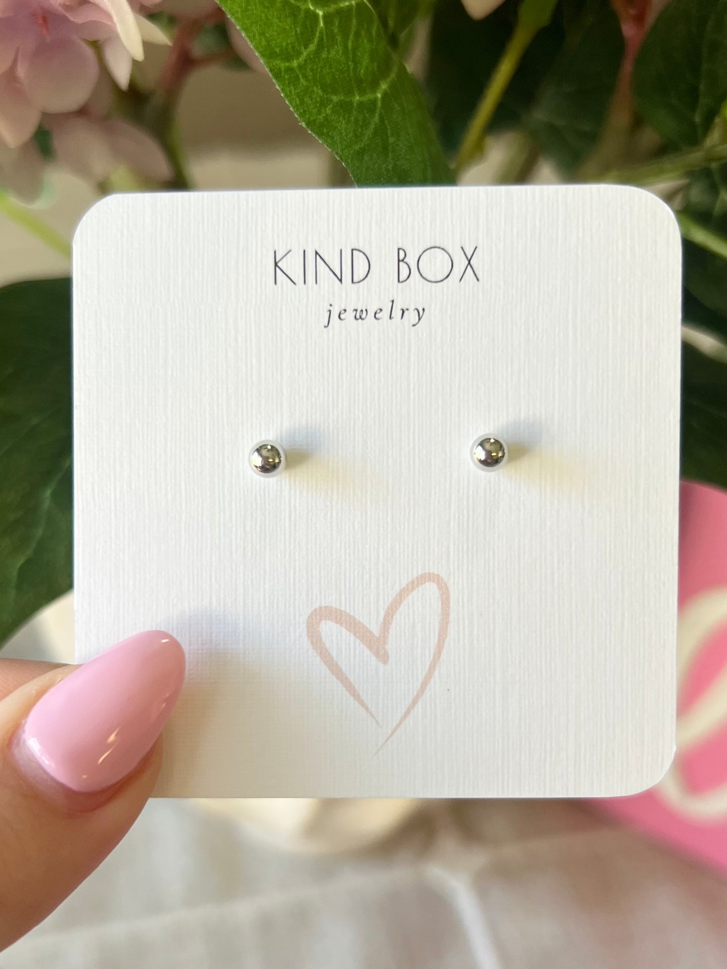 Earrings: Silver Studs