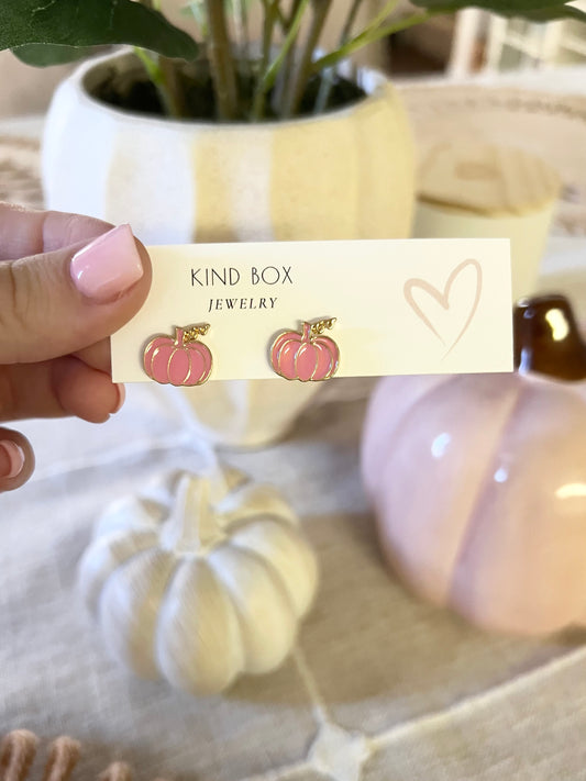 Earrings: the cutest pumpkins