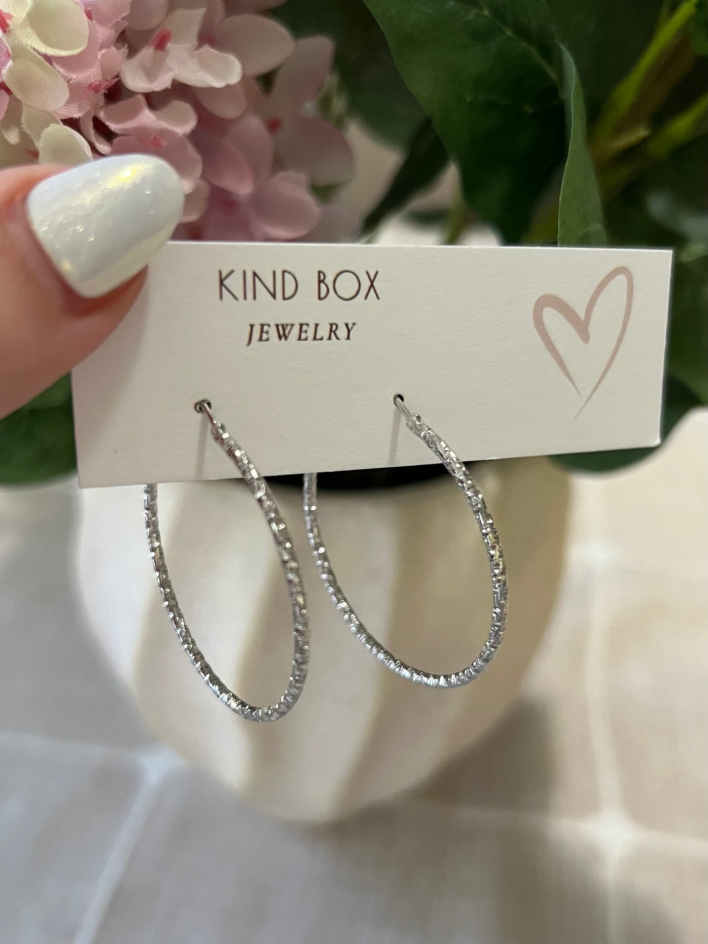 Earrings: Thin Hoops