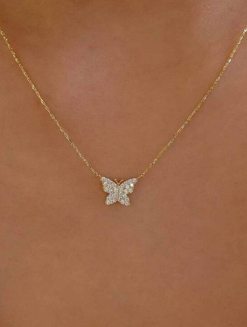 Necklace: Butterfly Diamonds