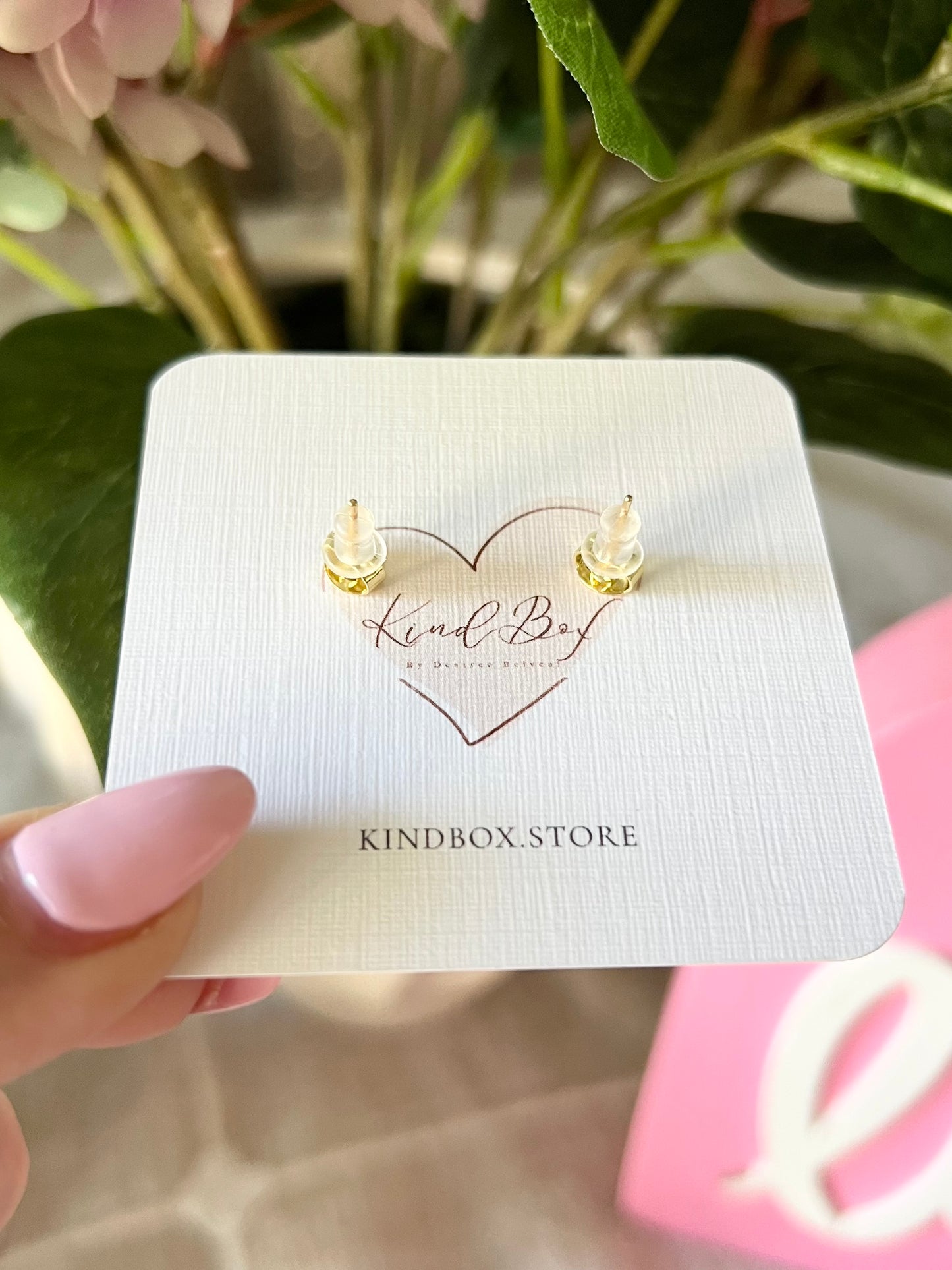 Earrings: 14K Plated Gold Cross