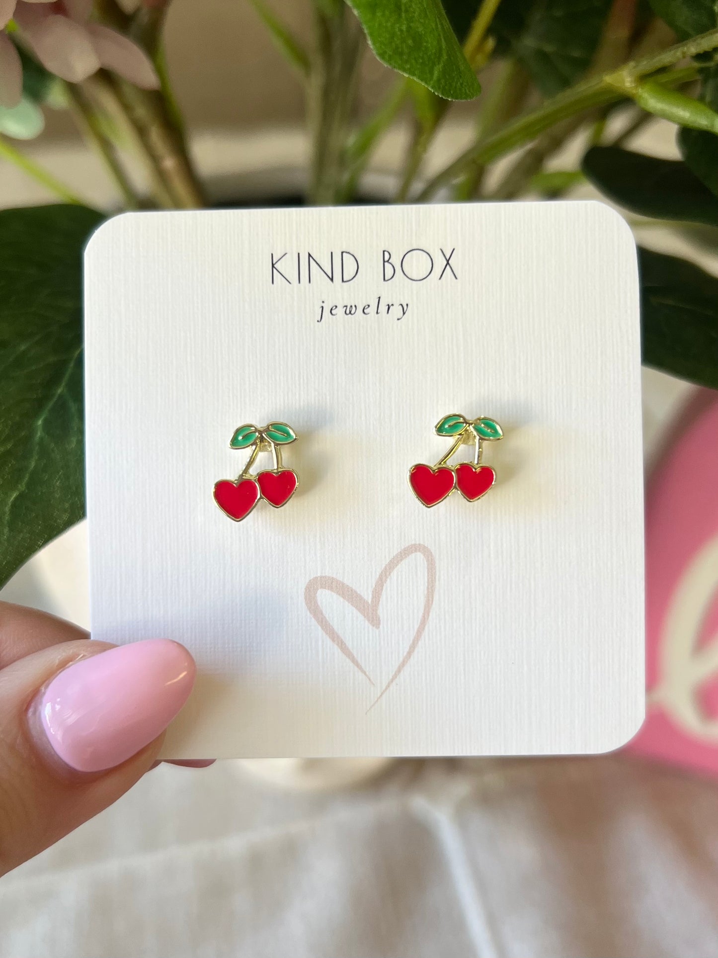 Earrings: Cherries