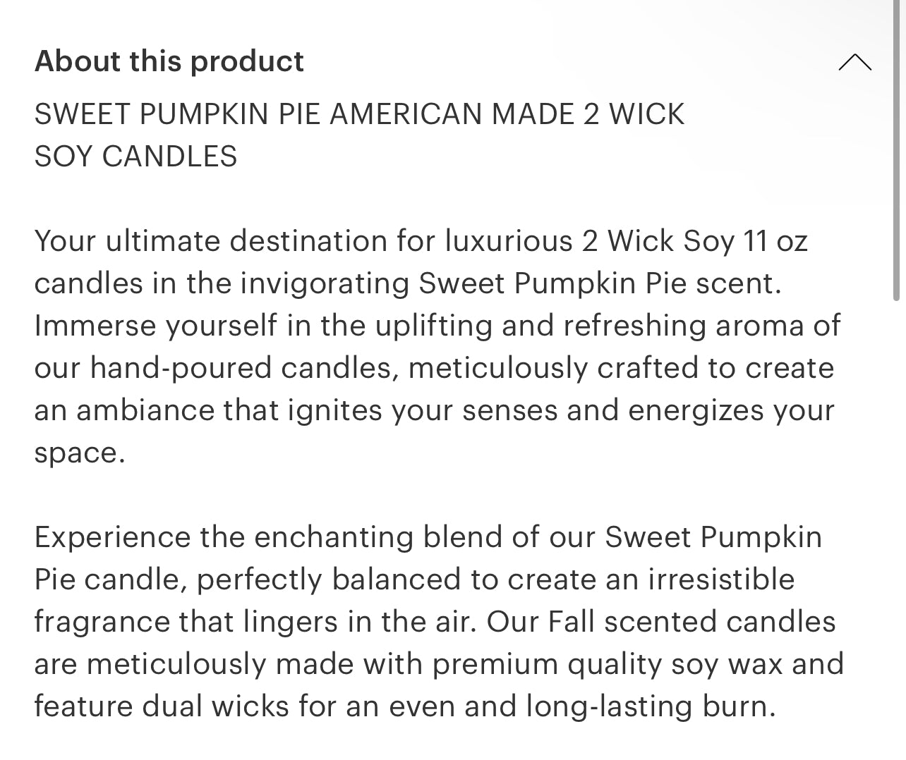 Candle: Fall for Autumn and Pies