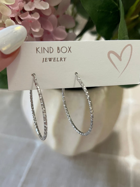 Earrings: Thin Hoops