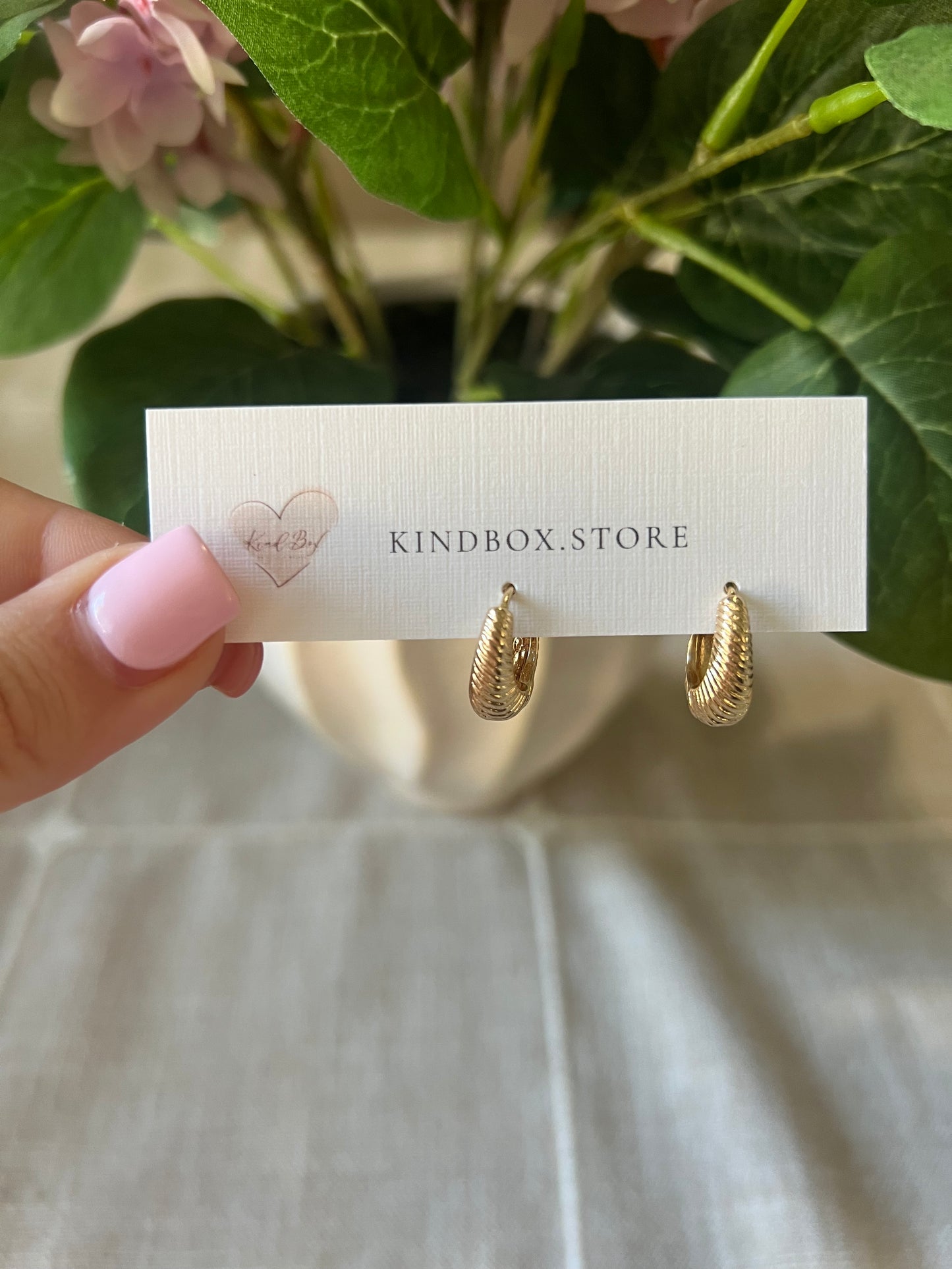 Earrings: Clean Girl Gold Hoops