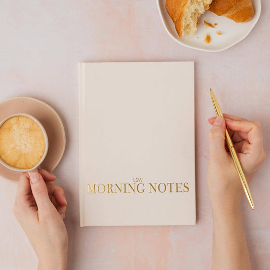 Journal: Morning Notes 📝 Goal-Setting Journal | Self Care & Wellbeing