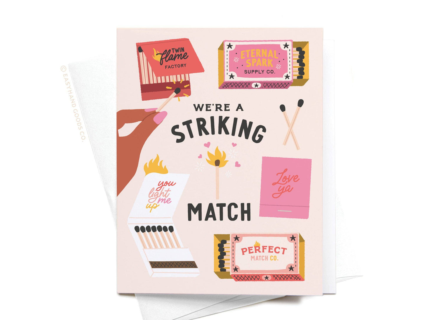 Card: We're a Striking Match Greeting Card