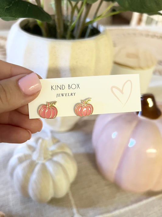 Earrings: pumpkin princess