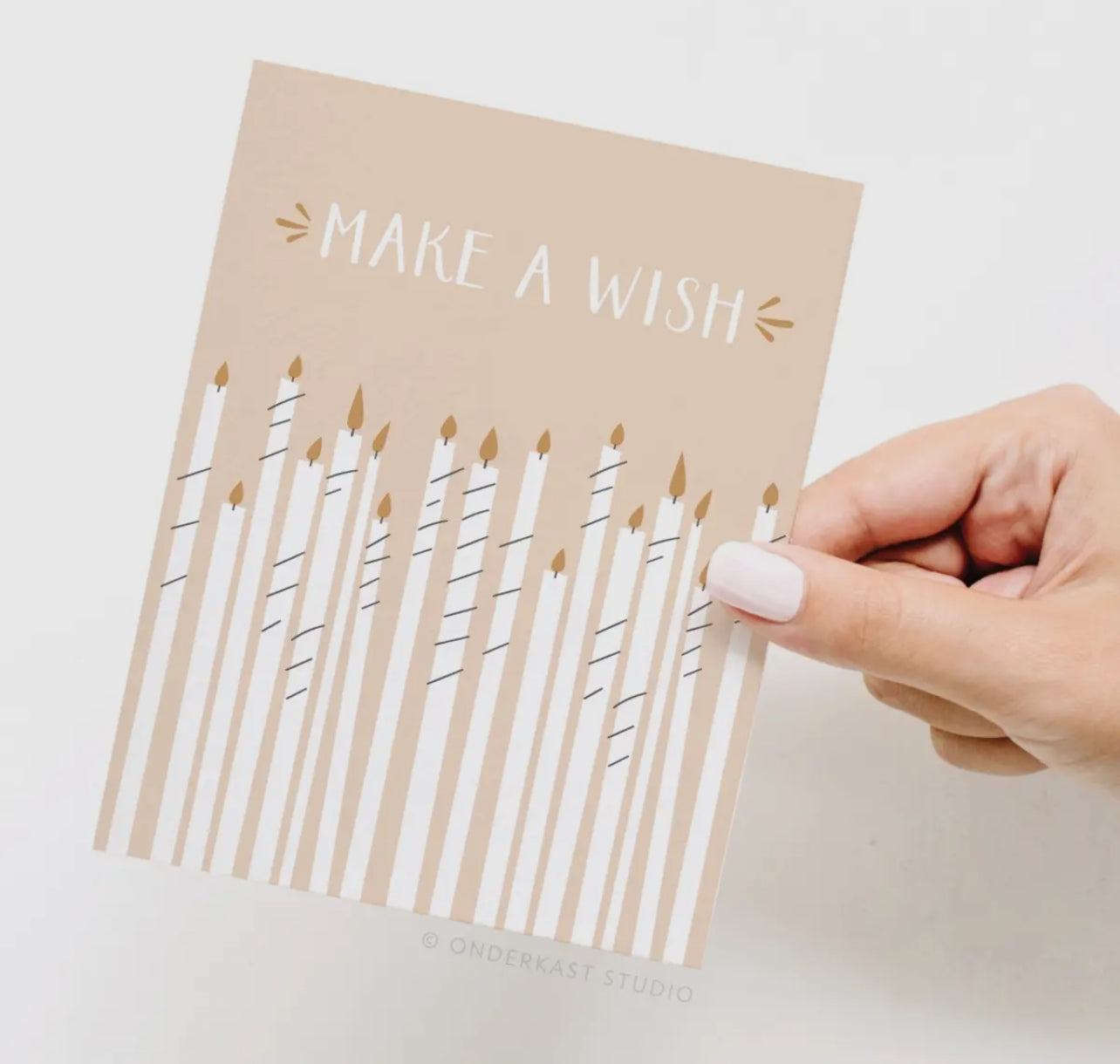 Card: Make A Wish Birthday Candles