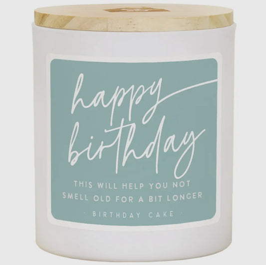 Candle 11oz: Happy Birthday