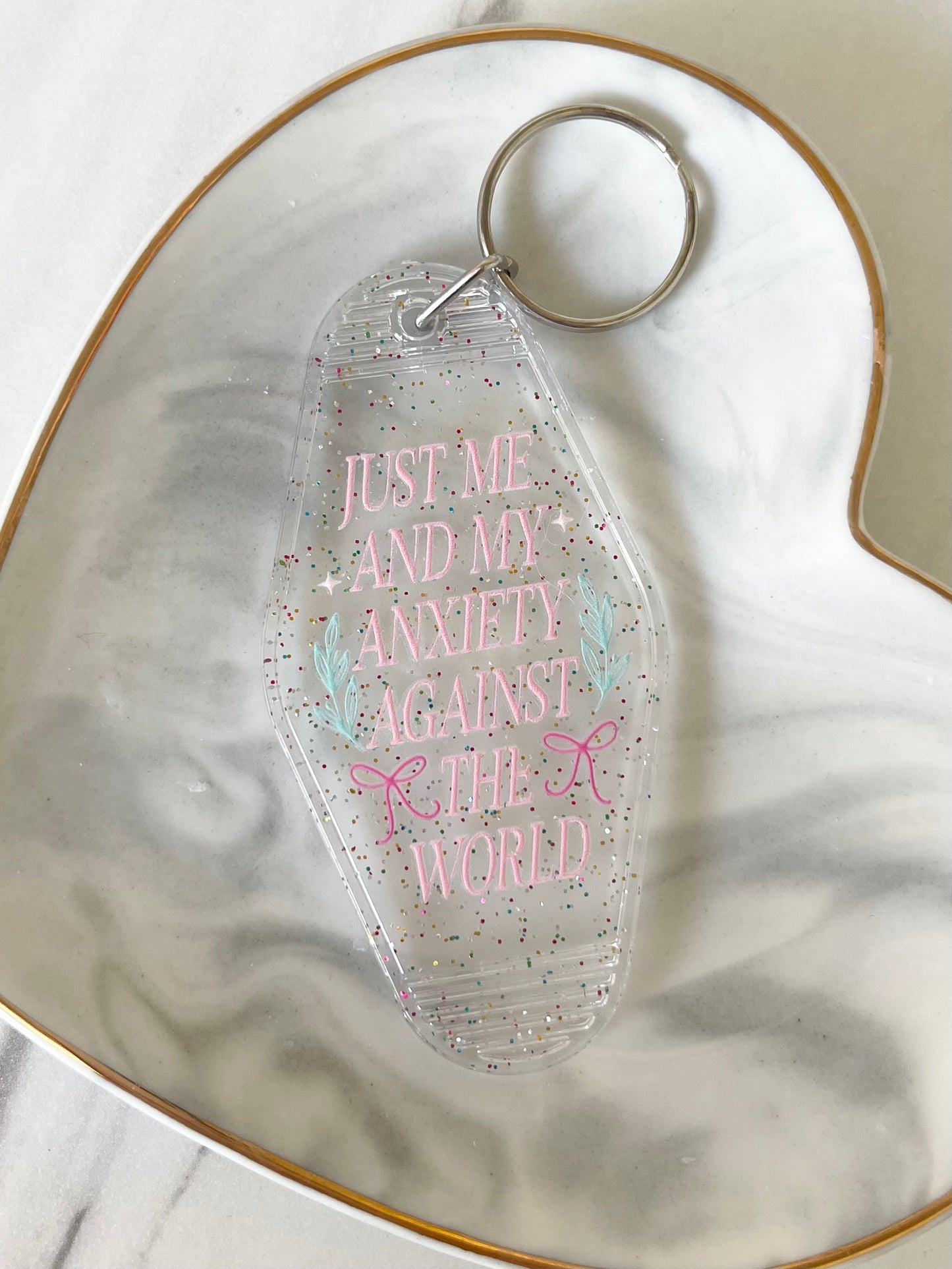 Keychain: Just Me And My Anxiety Against The World