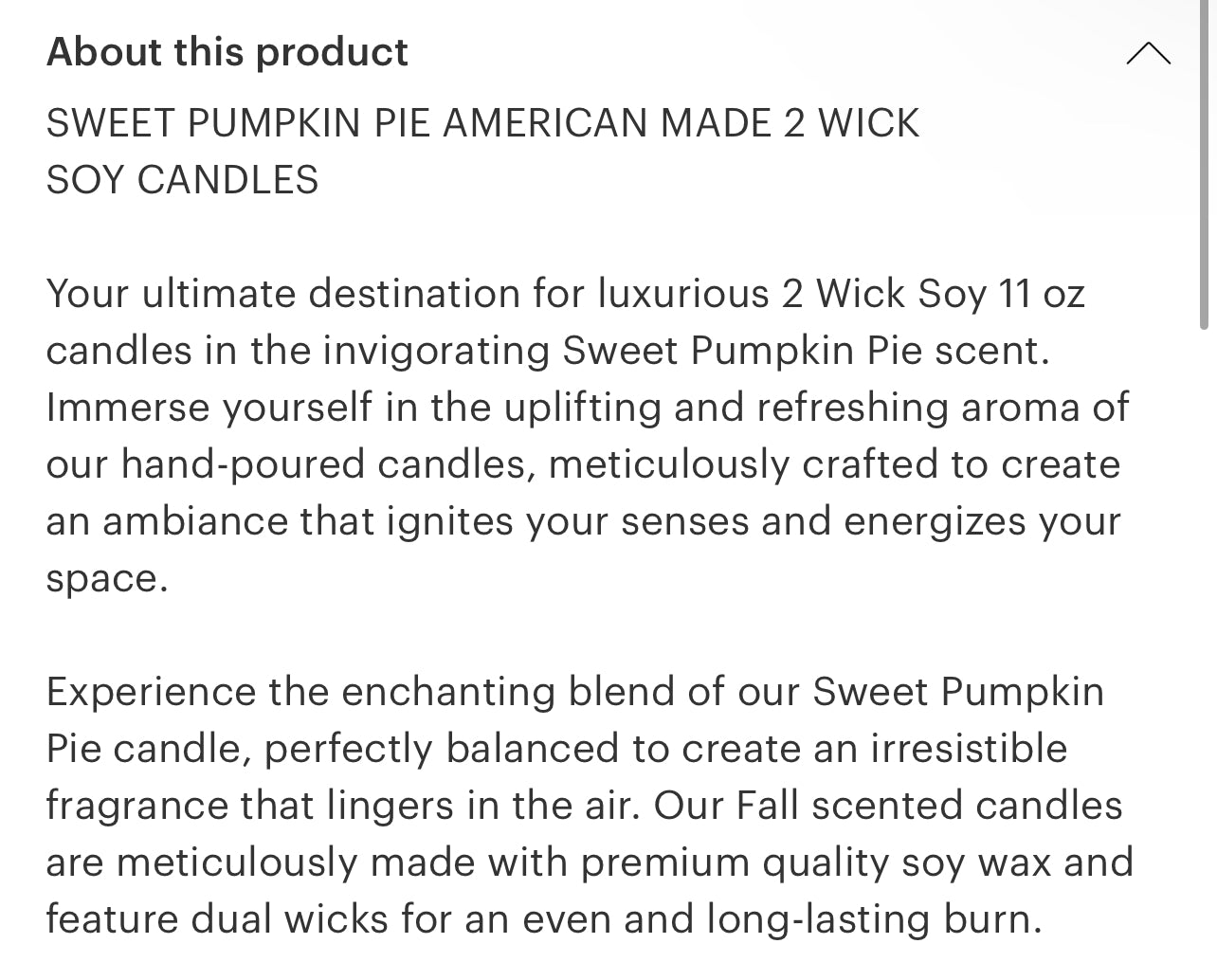 Candle: Flannel Pumpkin