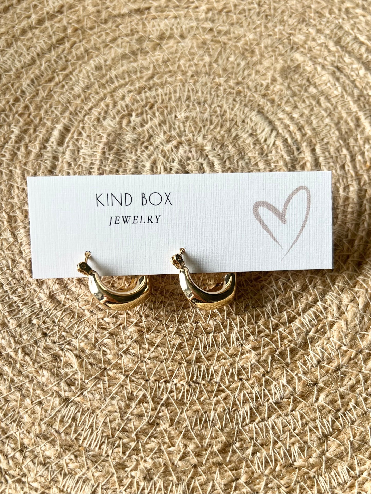 Earrings: Clean Girl Hoops