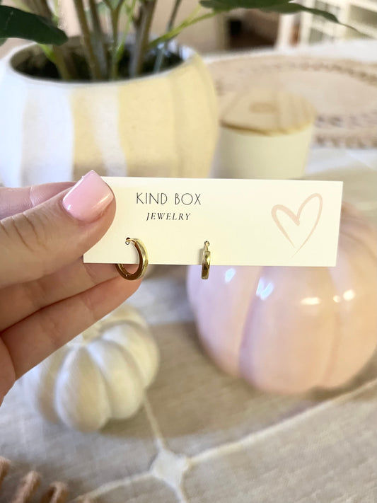 Earrings: little hoops