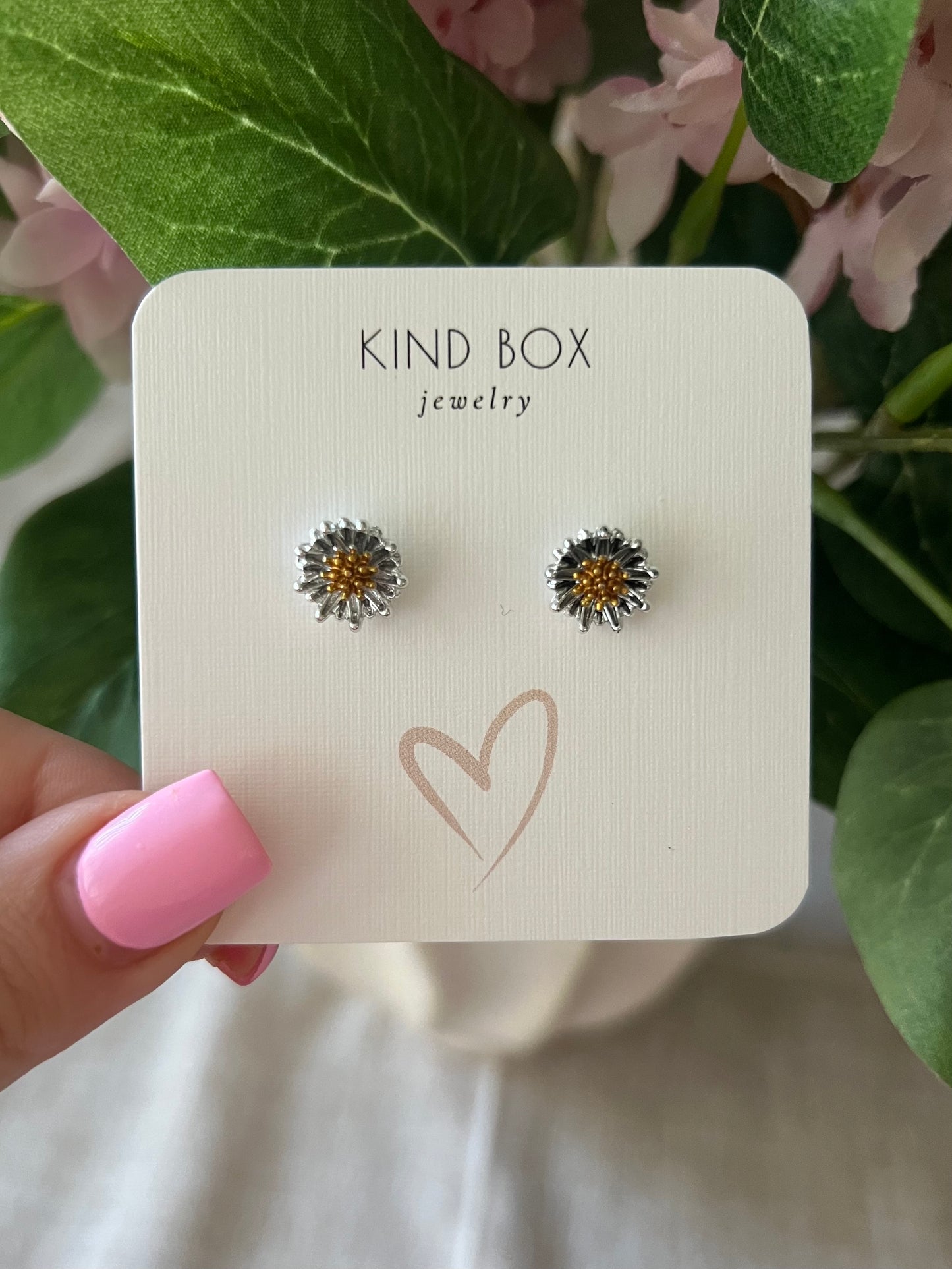 Floral Burst Stud Earrings