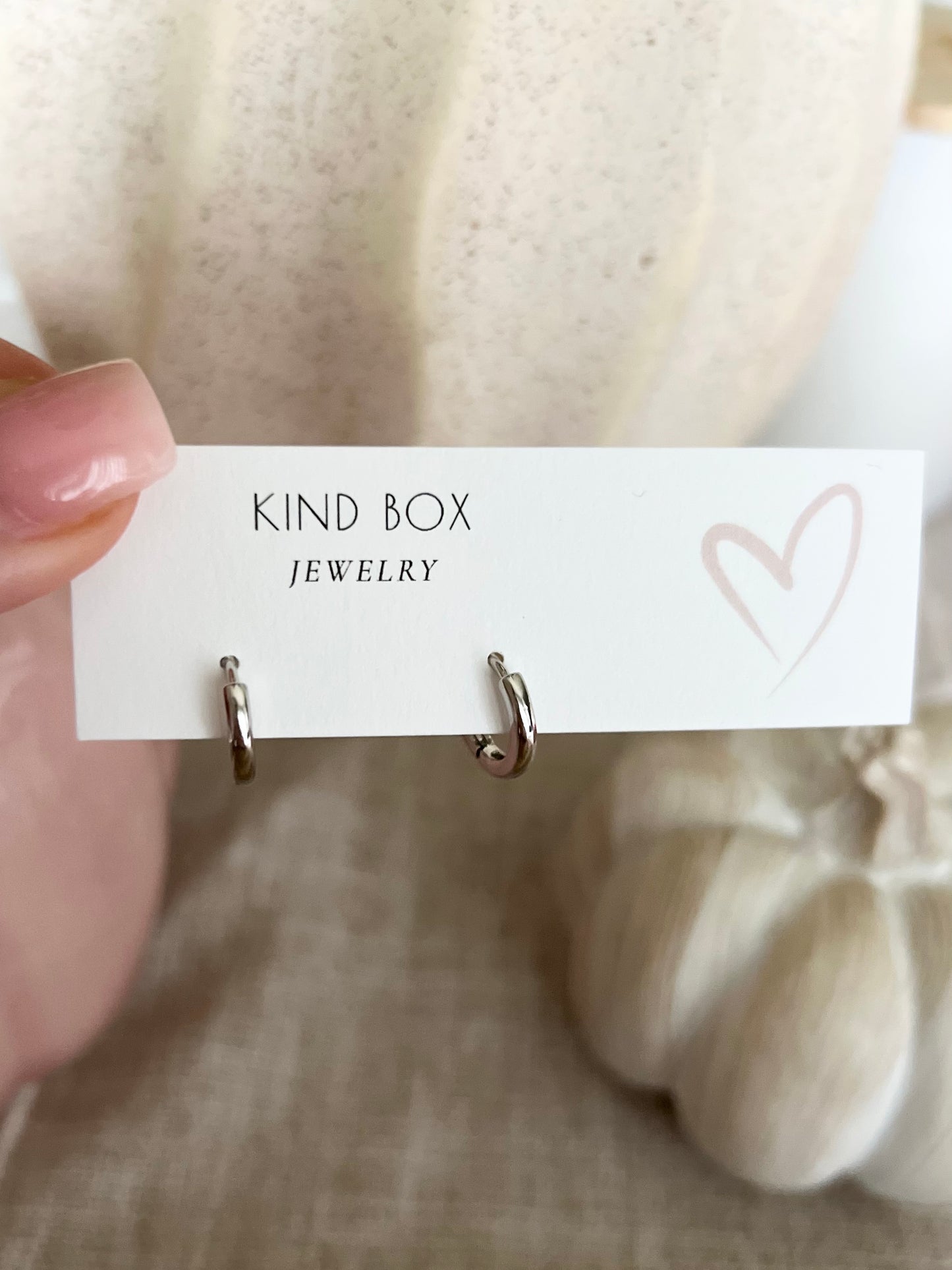 Earrings: everyday silver hoops