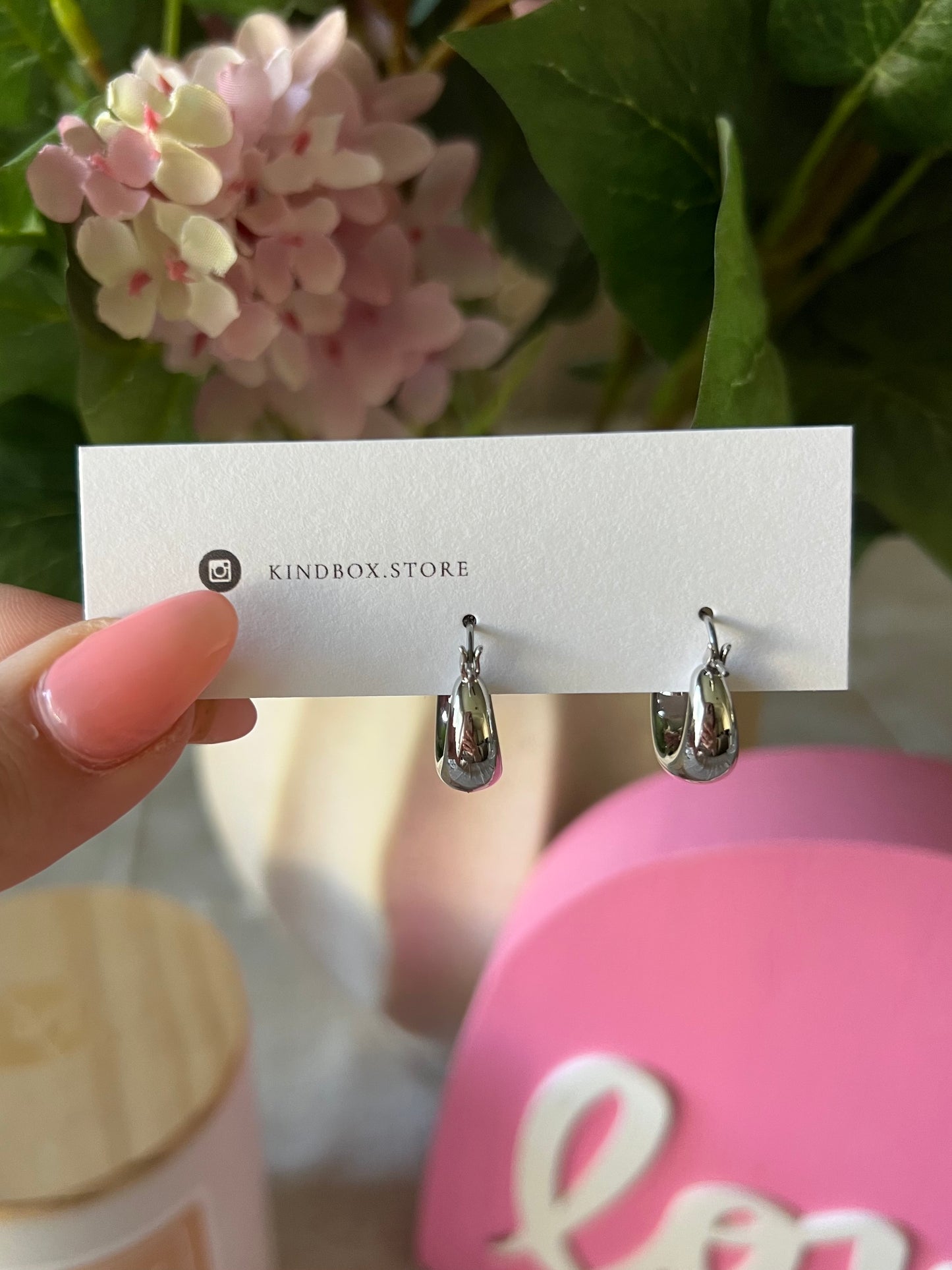 Earrings: Silver Plated Clean Girl Hoops