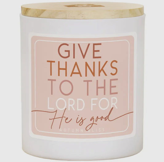 Candle: Give thanks to the Lord