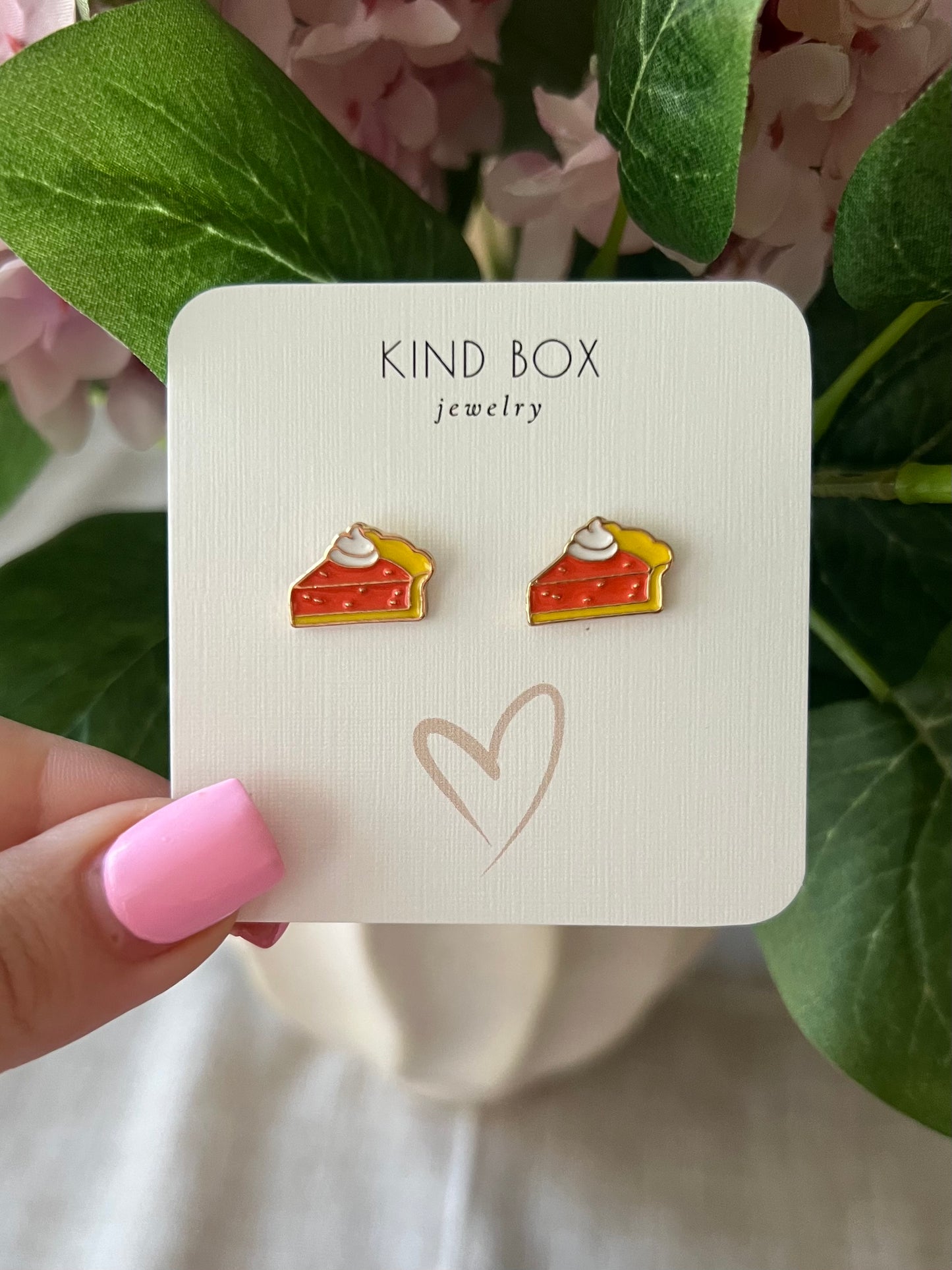 Pumpkin Pie Stud Earrings