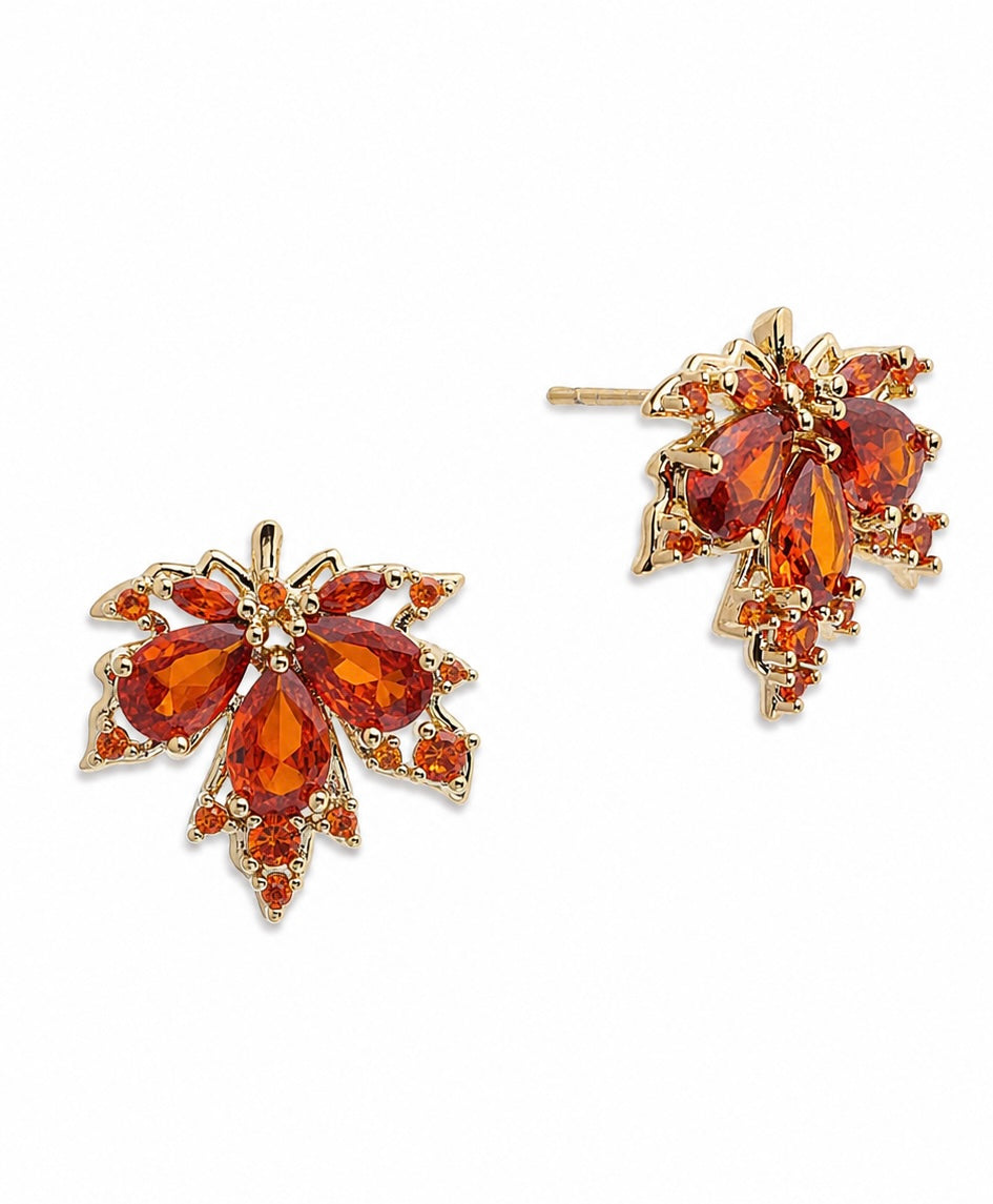 Fall Leaf Statement Earrings