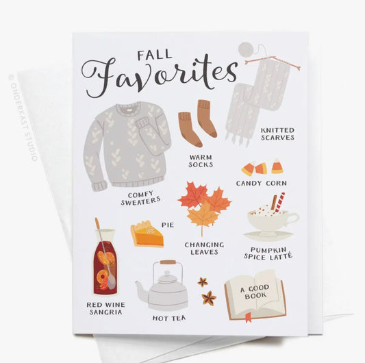 Card: Fall Favorites