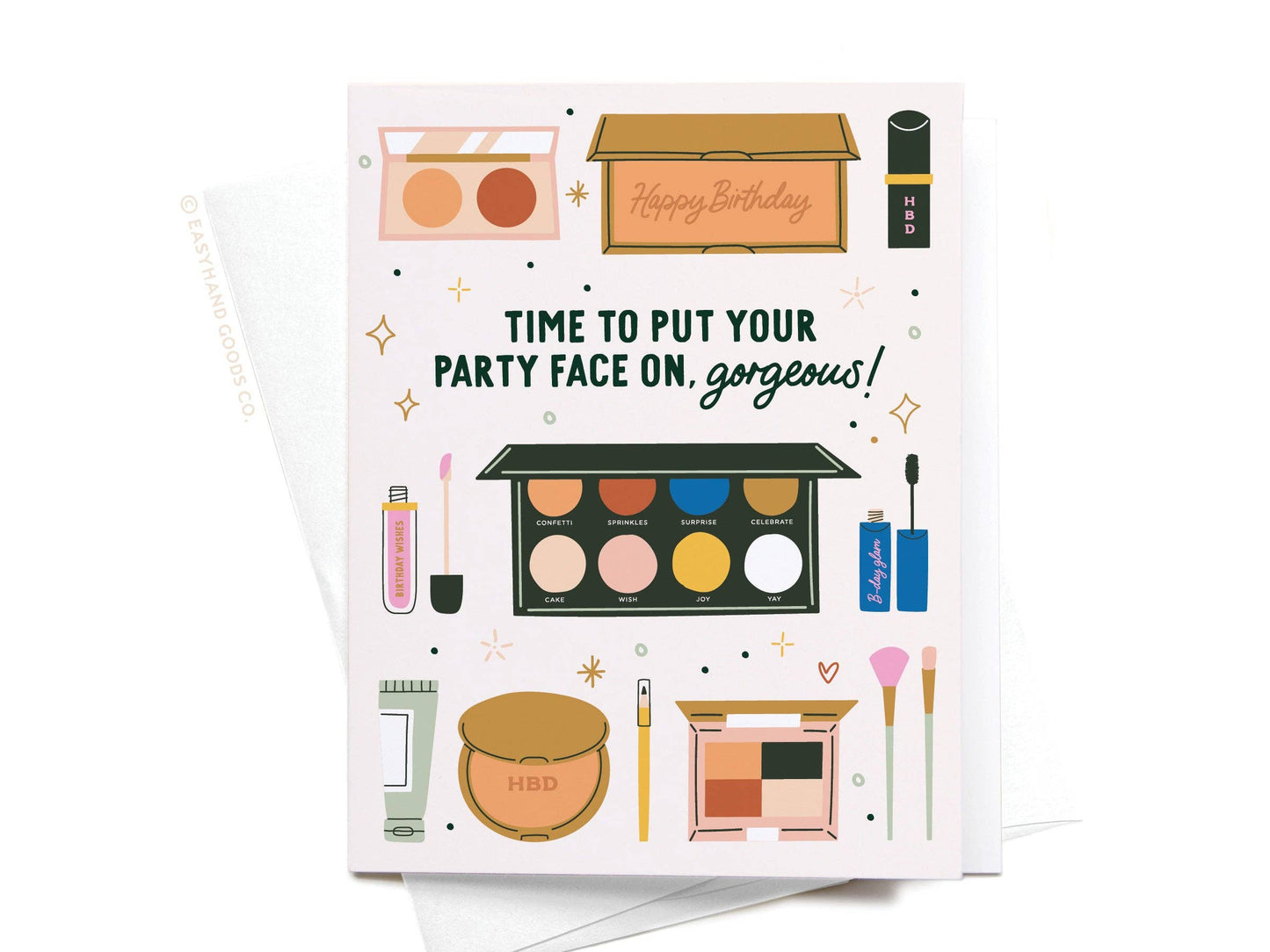 Card: Time to Put Your Party Face On Greeting Card