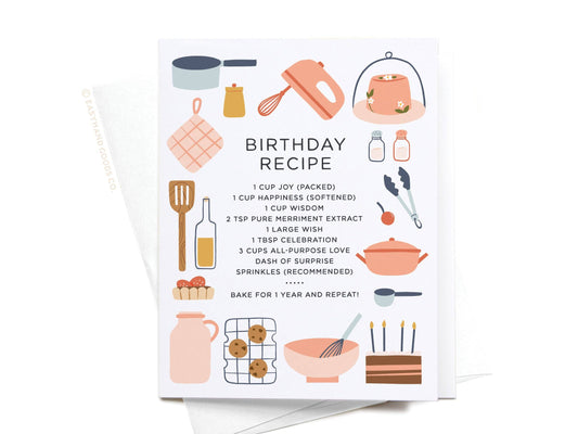 Card: Birthday Recipe Greeting Card