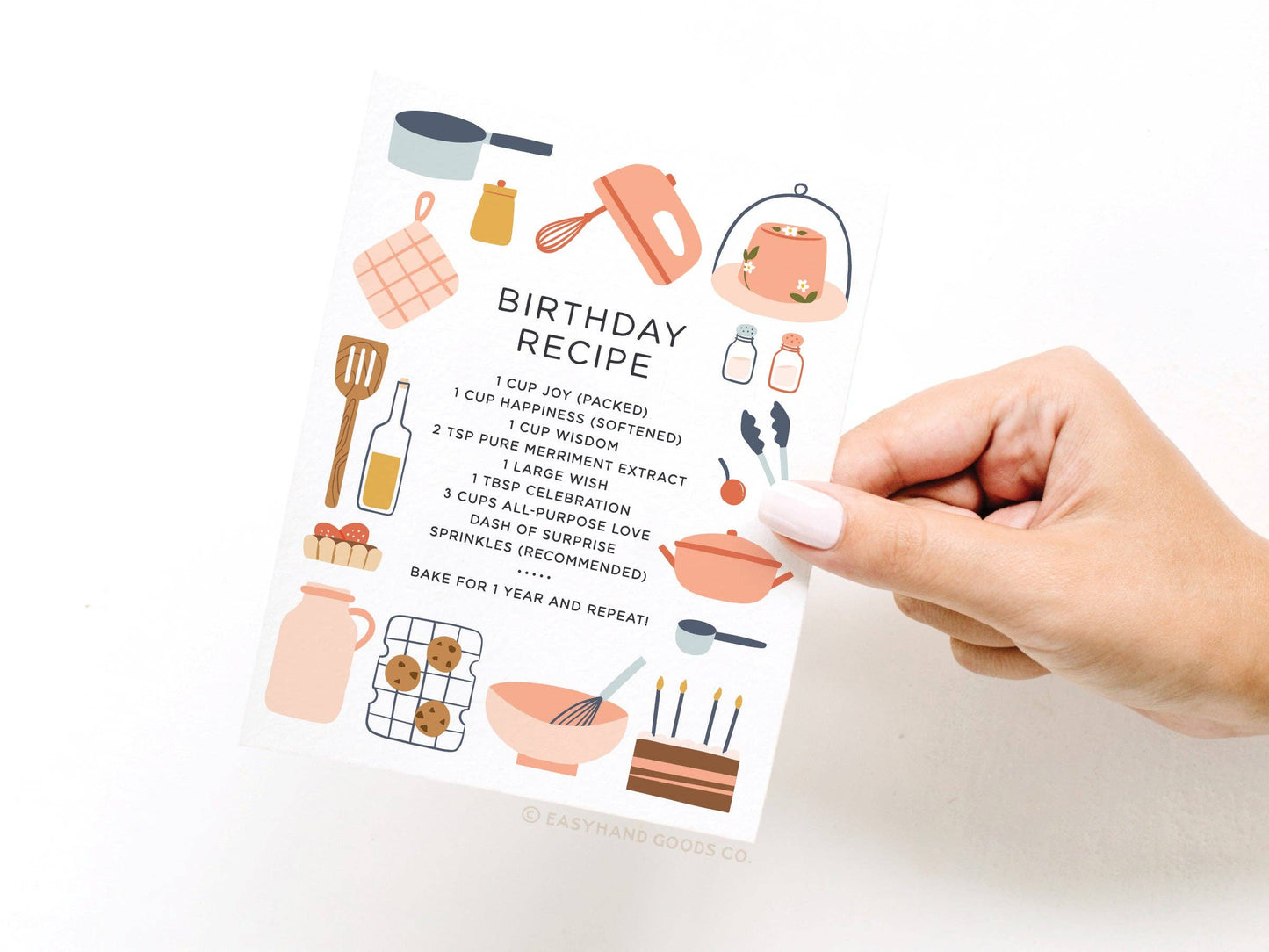 Card: Birthday Recipe Greeting Card