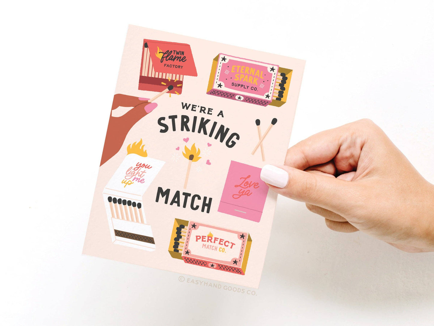 Card: We're a Striking Match Greeting Card